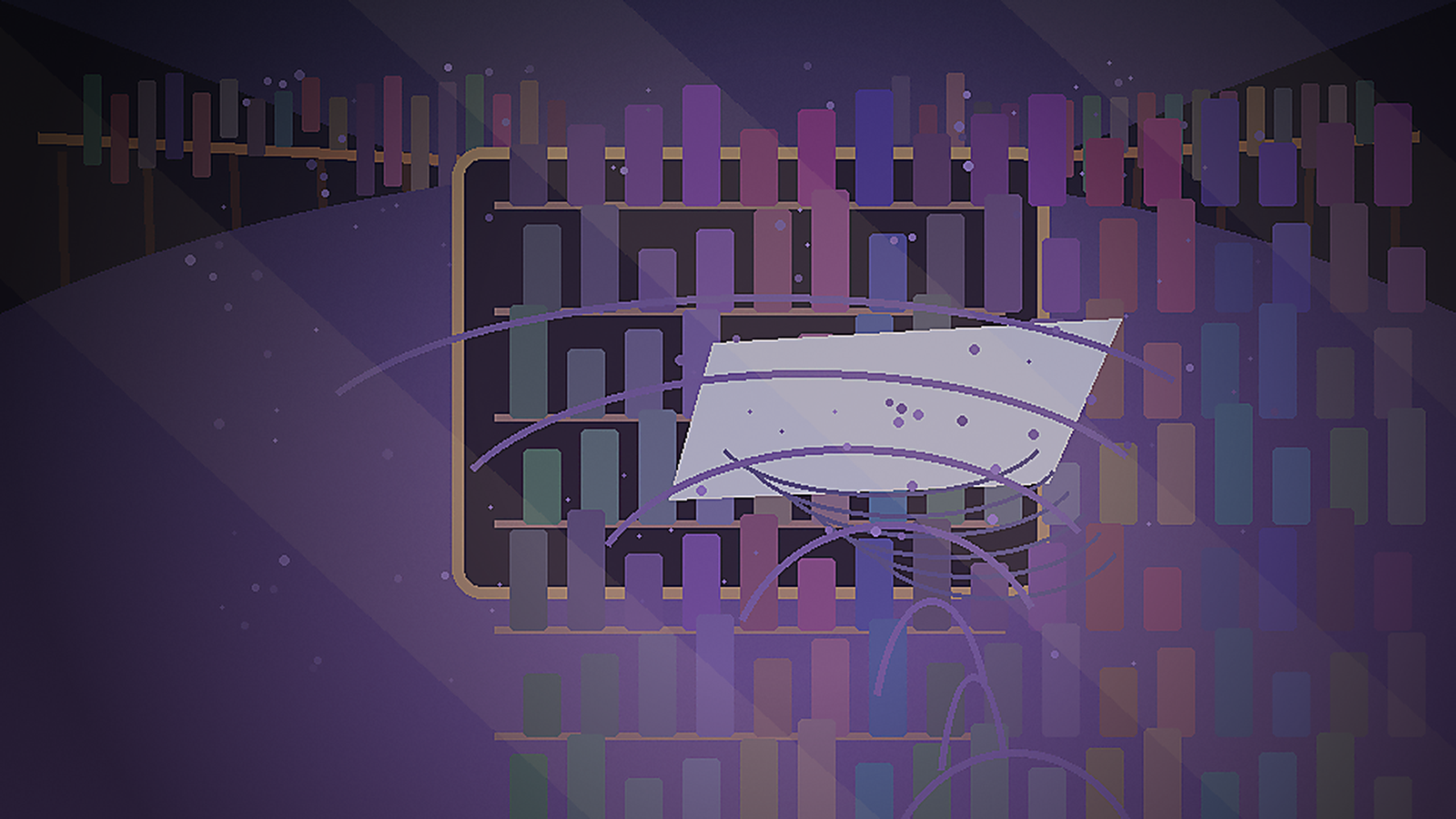Choice thumbnail: listen to the whispering shelf and silver map.